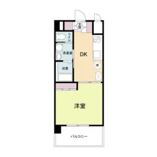 アールエスフラッツ【8階】の間取り