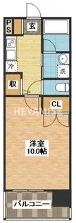 フロンティアエム【3階】の間取り