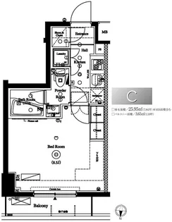AXAS錦糸町【3階】の間取り