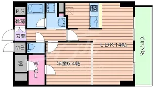 フェニックス穂波【7階】の間取り
