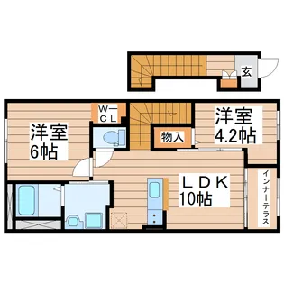 ユリシス【2階】の間取り