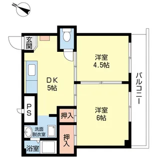 タキノハイツ【2階】の間取り