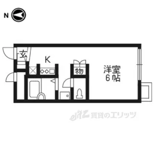 レオパレスファースト【2階】の間取り
