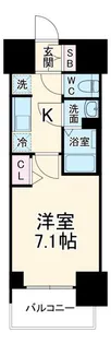 プレサンス名駅南エディフィス【10階】の間取り