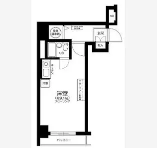 中銀第2新橋マンシオン【8階】の間取り