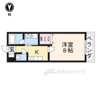 クレドール洛南LEGEND【3階】の間取り