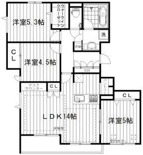 nanala【3階】の間取り