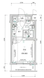 スパシエ新宿哲学堂公園【2階】の間取り