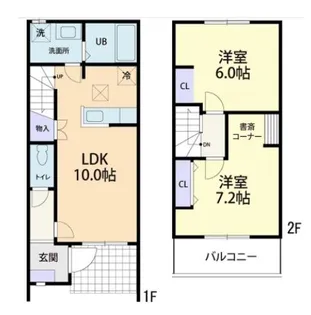 Maison de Shine (メゾン ド シャイン)IIの間取り