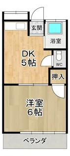 第2大塚ハイツ【2階】の間取り