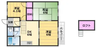 ウィンベル・ハイツ【2階】の間取り