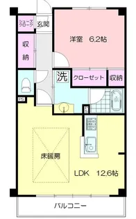 ビューコートQM【1階】の間取り