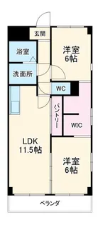 メゾン新西町【1階】の間取り