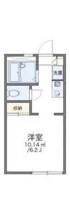 レオパレスウィル山手【2階】の間取り