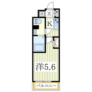 GENOVIA天王台【5階】の間取り