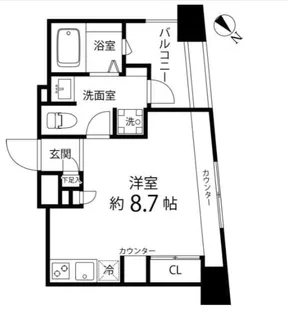 レニール本駒込【4階】の間取り