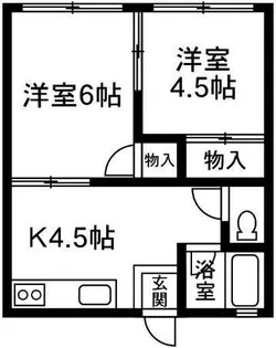 カーサカシマ【1階】の間取り