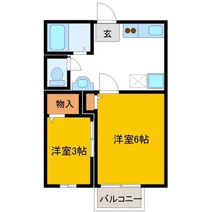 エスペランス【2階】の間取り