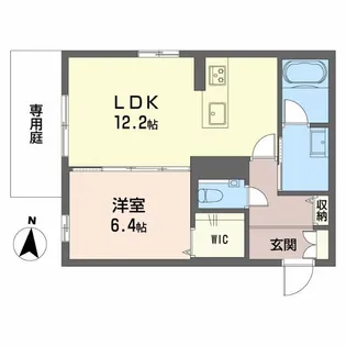 プレシャスレジデンス丸の内【4階】の間取り