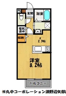 エルメゾンテレーノ【2階】の間取り