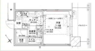 Brillia Tower 浜離宮【13階】の間取り
