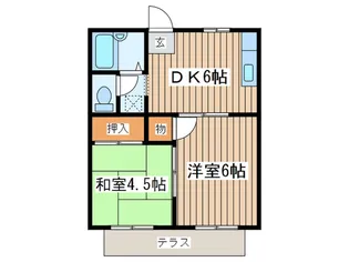 グリ-ンシャトレ湘南A【1階】の間取り