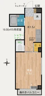 STハイツ【3階】の間取り