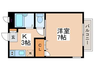 カサ・プリマベ-ラ【2階】の間取り