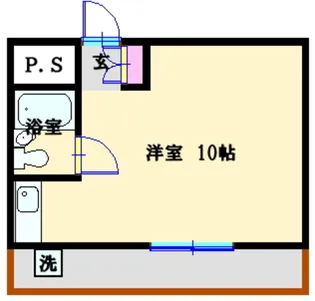 金子ビル【2階】の間取り
