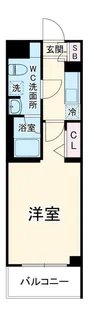 メインステージ武蔵中原フレイス【1階】の間取り