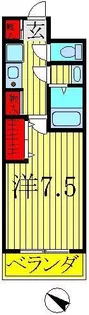カレッジスクエア柏【3階】の間取り