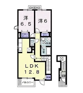 イジュ アクシズ【2階】の間取り