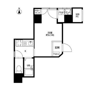 プレール神田佐久間町【4階】の間取り