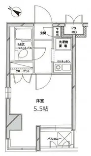 ダイホープラザ大塚II【4階】の間取り