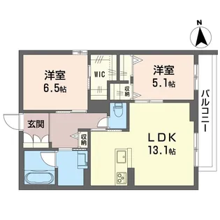 ヴィル・ナタル【1階】の間取り