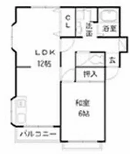 きくやマンション【2階】の間取り