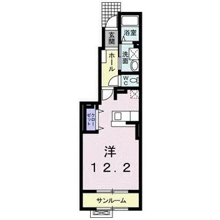 パインバードA【1階】の間取り