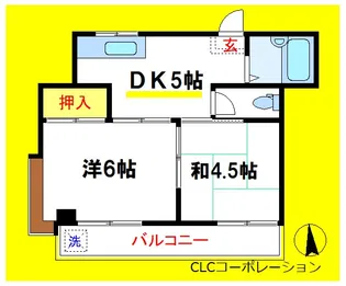 メゾンリエール【4階】の間取り