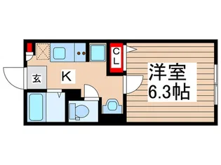 AMJ西登戸【4階】の間取り
