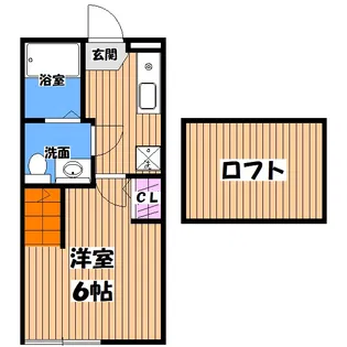メゾン プレリオ【1階】の間取り