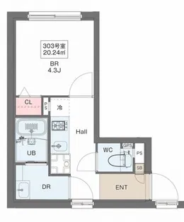 コンポジット清澄イースト【3階】の間取り