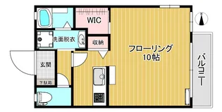 プランドールアンドウ【1階】の間取り