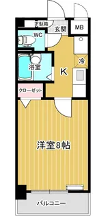 セ・ラ・ヴィ【4階】の間取り