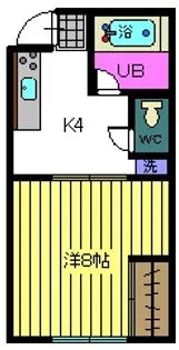 メゾンパークス【1階】の間取り