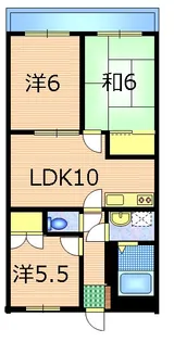 アビタシオンクレエ【1階】の間取り