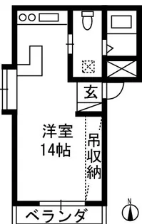サンハイツ青柳【3階】の間取り
