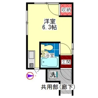 グリーンフラット【2階】の間取り