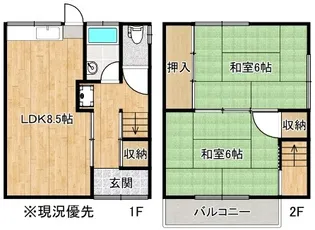 島根県松江市西津田9【一戸建】の間取り