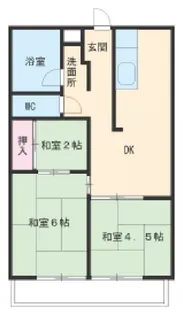緑ヶ岡マンション【3階】の間取り