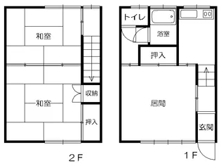 メゾンエム【1階】の間取り